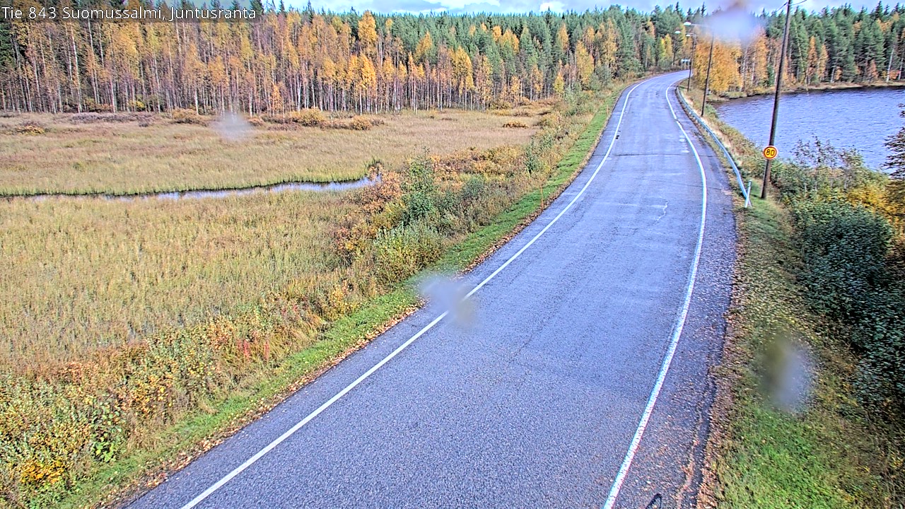 Kelikamerat Kuva Tie 843 Suomussalmi, Juntusranta, Suomussalmi, Kainuu
