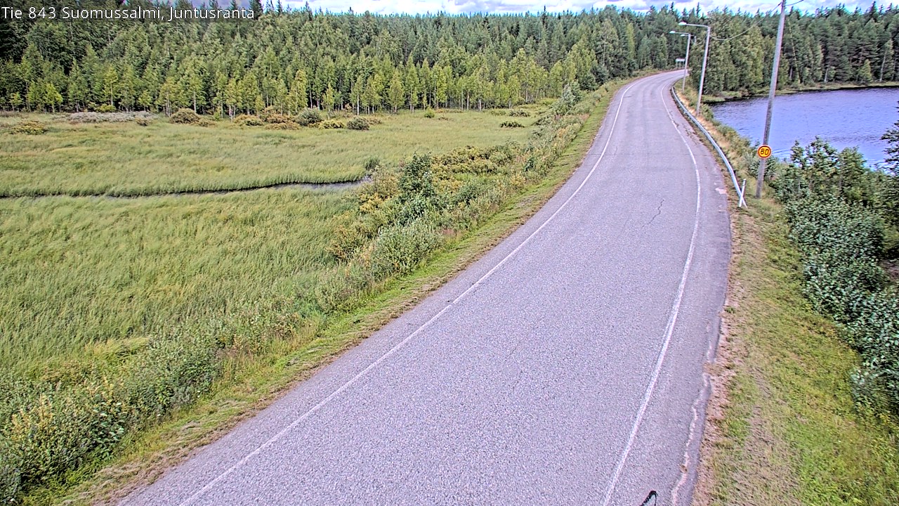 Kelikamerat Kuva Tie 843 Suomussalmi, Juntusranta, Suomussalmi, Kainuu