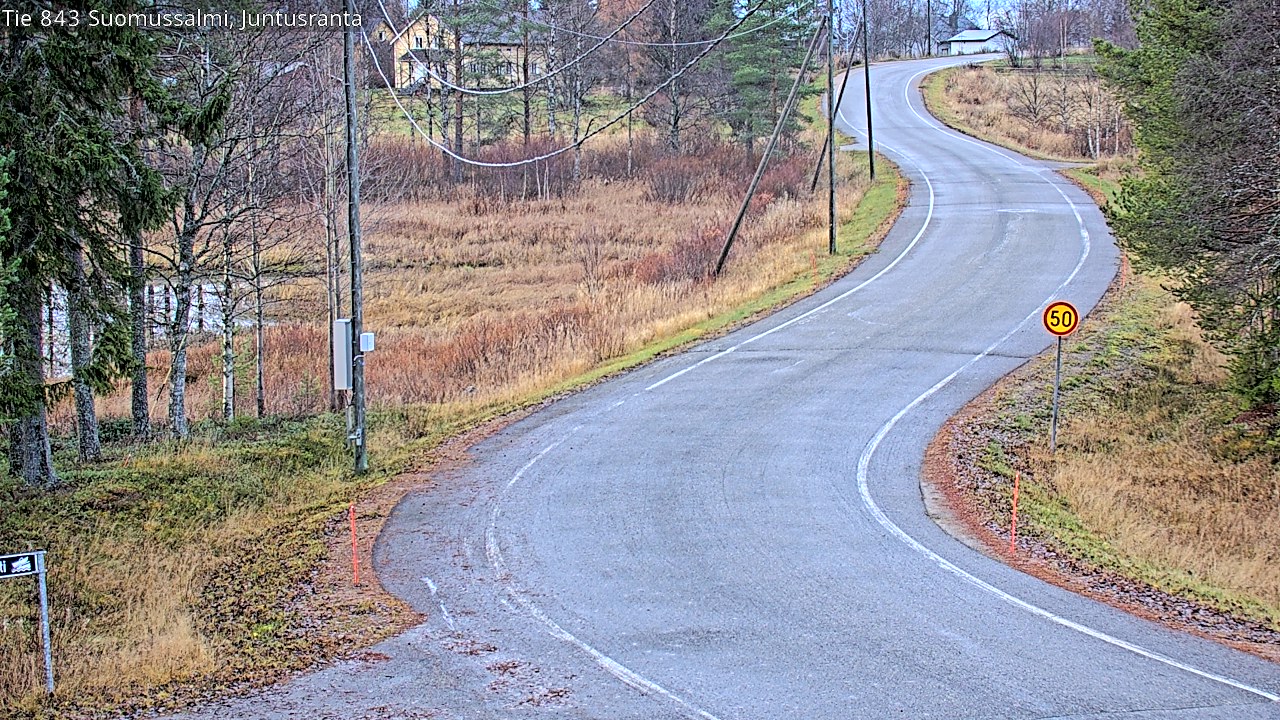 Kelikamerat Kuva Tie 843 Suomussalmi, Juntusranta, Suomussalmi, Kainuu