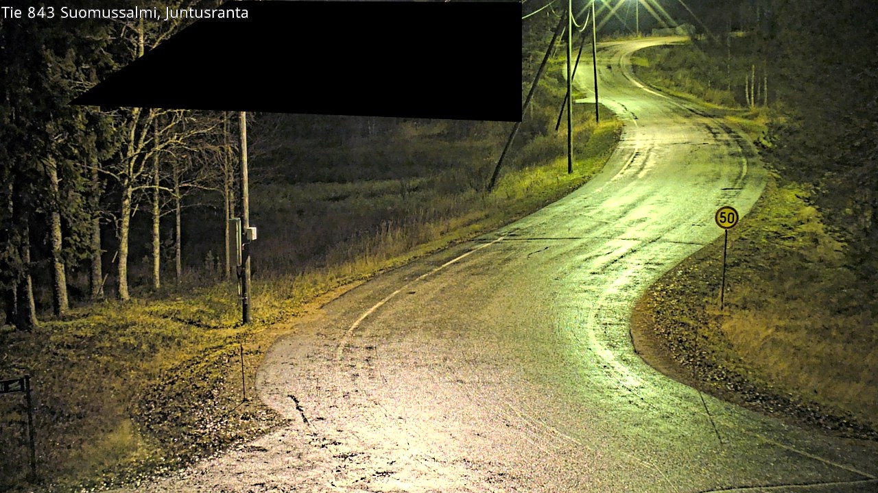 Kelikamerat Kuva Tie 843 Suomussalmi, Juntusranta, Suomussalmi, Kainuu