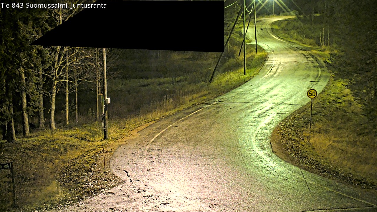 Kelikamerat Kuva Tie 843 Suomussalmi, Juntusranta, Suomussalmi, Kainuu