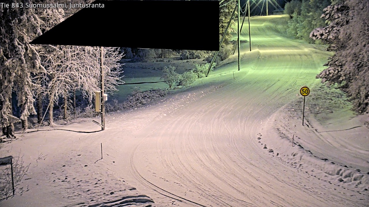 Kelikamerat Kuva Tie 843 Suomussalmi, Juntusranta, Suomussalmi, Kainuu