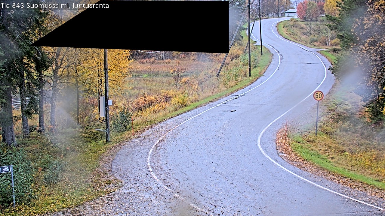 Kelikamerat Kuva Tie 843 Suomussalmi, Juntusranta, Suomussalmi, Kainuu