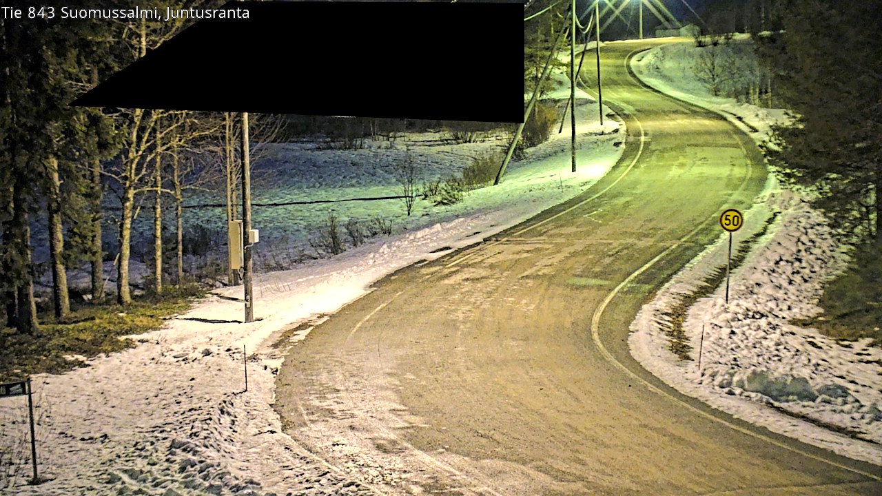 Kelikamerat Kuva Tie 843 Suomussalmi, Juntusranta, Suomussalmi, Kainuu
