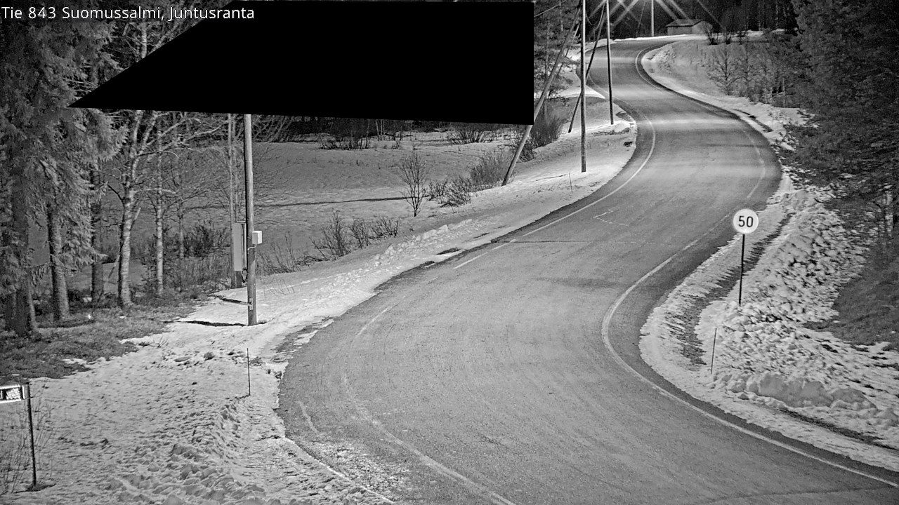 Kelikamerat Kuva Tie 843 Suomussalmi, Juntusranta, Suomussalmi, Kainuu