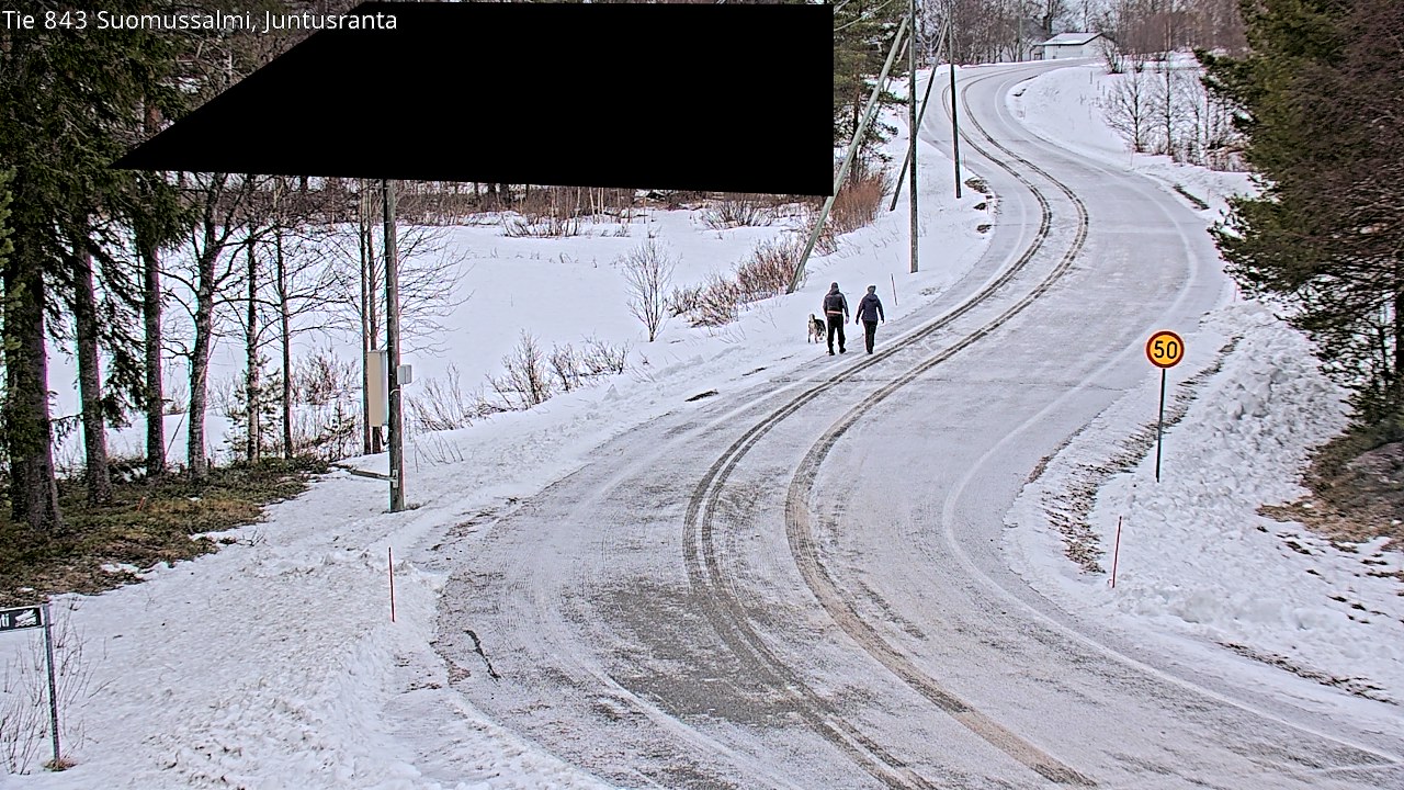 Kelikamerat Kuva Tie 843 Suomussalmi, Juntusranta, Suomussalmi, Kainuu