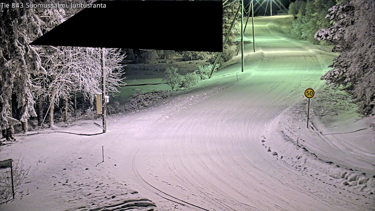 Kelikamerat Kuva Tie 843 Suomussalmi, Juntusranta, Suomussalmi, Kainuu