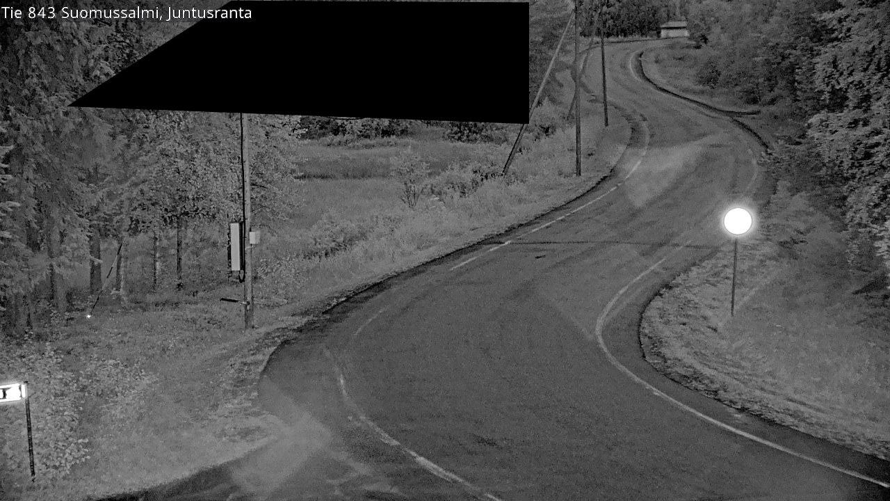 Kelikamerat Kuva Tie 843 Suomussalmi, Juntusranta, Suomussalmi, Kainuu