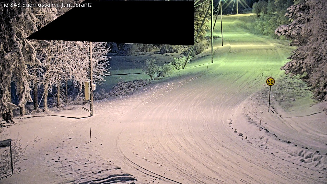 Kelikamerat Kuva Tie 843 Suomussalmi, Juntusranta, Suomussalmi, Kainuu