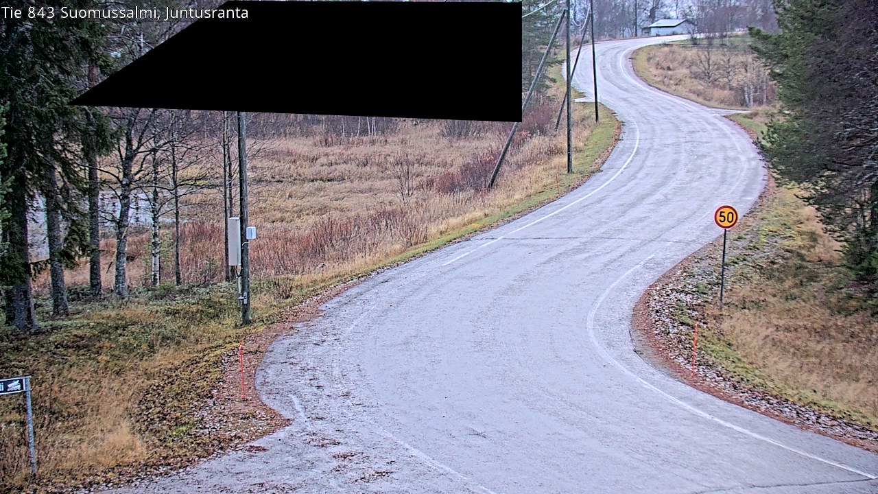 Kelikamerat Kuva Tie 843 Suomussalmi, Juntusranta, Suomussalmi, Kainuu