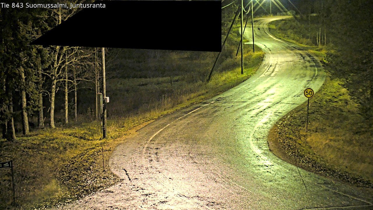 Kelikamerat Kuva Tie 843 Suomussalmi, Juntusranta, Suomussalmi, Kainuu