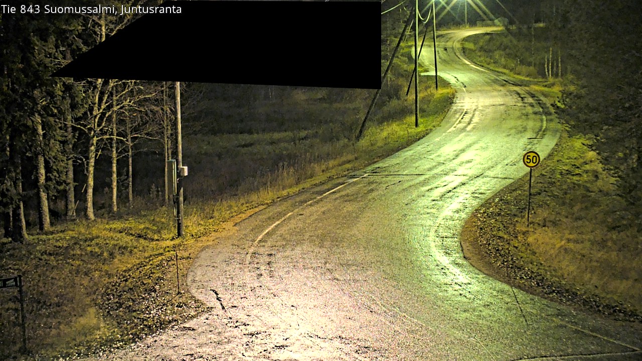 Kelikamerat Kuva Tie 843 Suomussalmi, Juntusranta, Suomussalmi, Kainuu