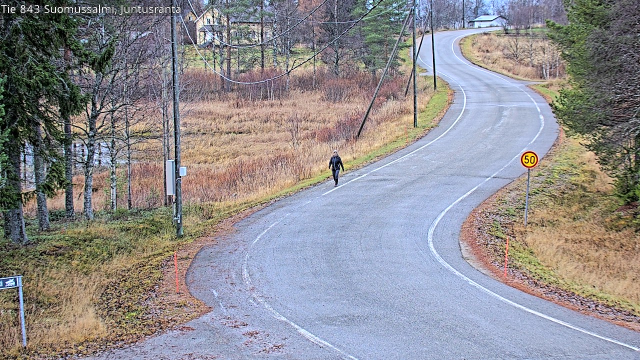 Kelikamerat Kuva Tie 843 Suomussalmi, Juntusranta, Suomussalmi, Kainuu