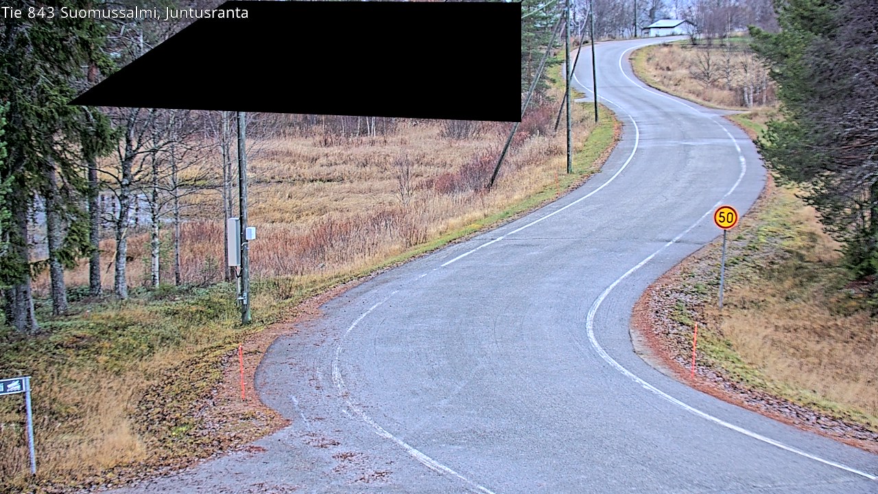 Kelikamerat Kuva Tie 843 Suomussalmi, Juntusranta, Suomussalmi, Kainuu