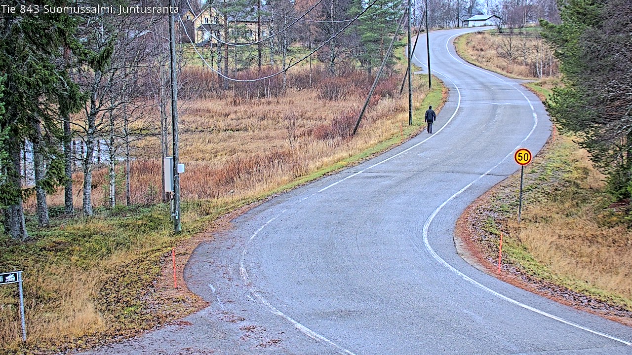 Kelikamerat Kuva Tie 843 Suomussalmi, Juntusranta, Suomussalmi, Kainuu