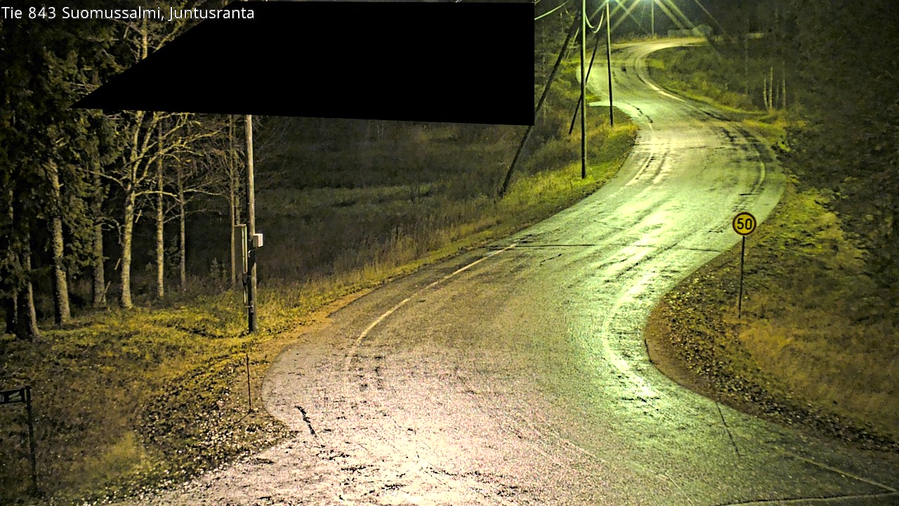 Kelikamerat Kuva Tie 843 Suomussalmi, Juntusranta, Suomussalmi, Kainuu