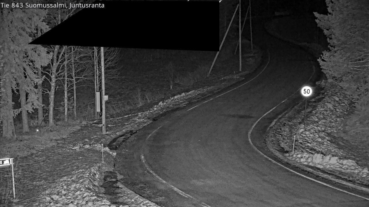 Kelikamerat Kuva Tie 843 Suomussalmi, Juntusranta, Suomussalmi, Kainuu