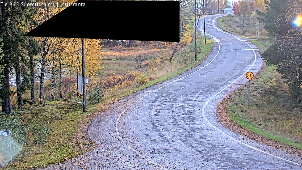 Kelikamerat Kuva Tie 843 Suomussalmi, Juntusranta, Suomussalmi, Kainuu