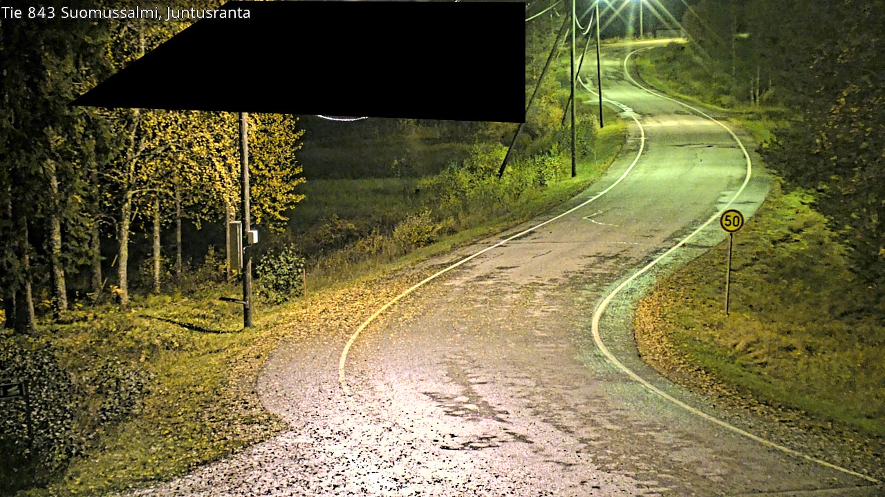 Kelikamerat Kuva Tie 843 Suomussalmi, Juntusranta, Suomussalmi, Kainuu