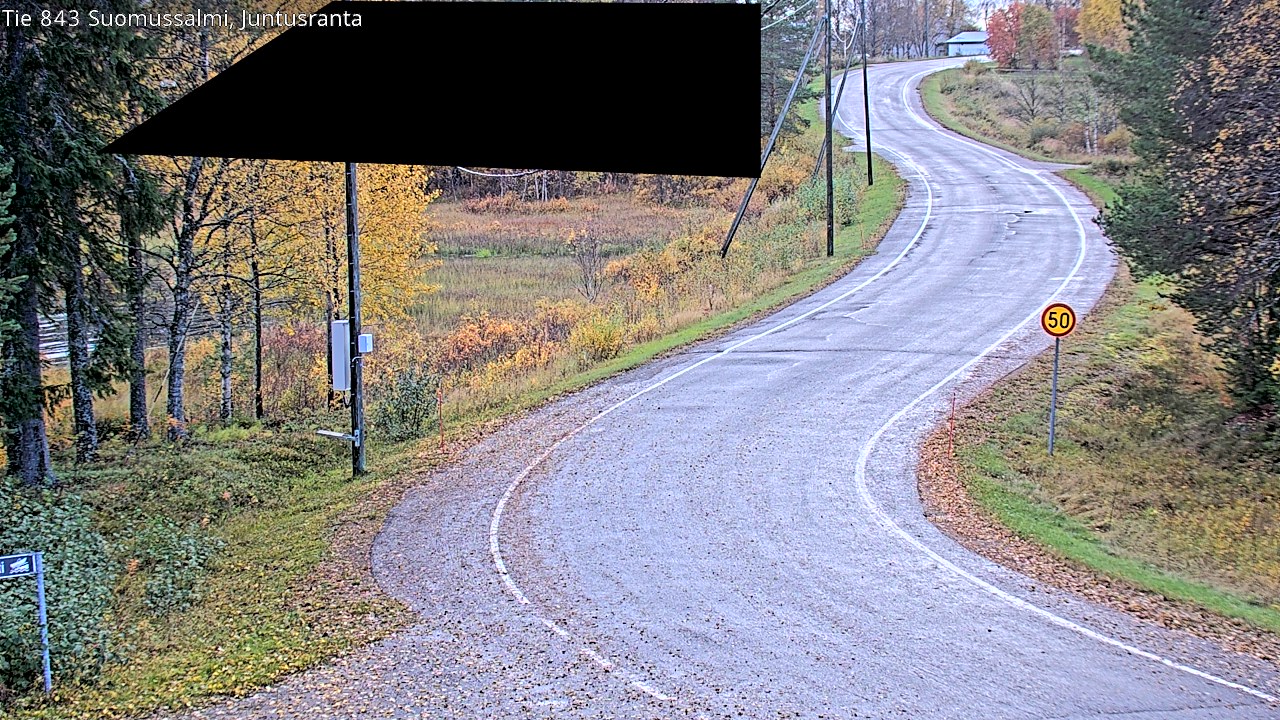 Kelikamerat Kuva Tie 843 Suomussalmi, Juntusranta, Suomussalmi, Kainuu