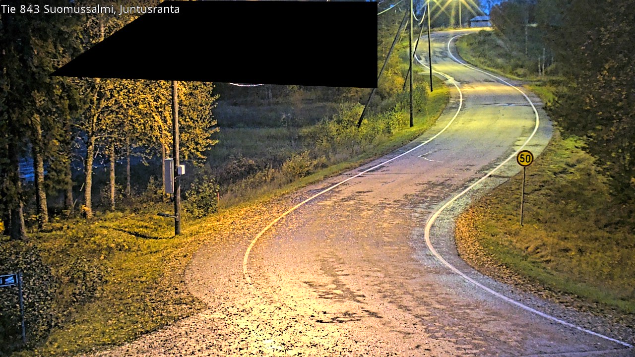 Kelikamerat Kuva Tie 843 Suomussalmi, Juntusranta, Suomussalmi, Kainuu