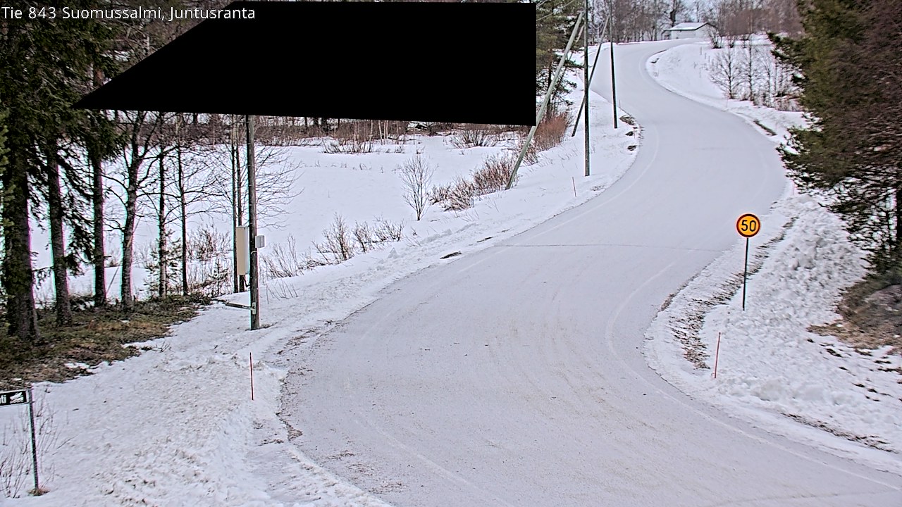 Kelikamerat Kuva Tie 843 Suomussalmi, Juntusranta, Suomussalmi, Kainuu