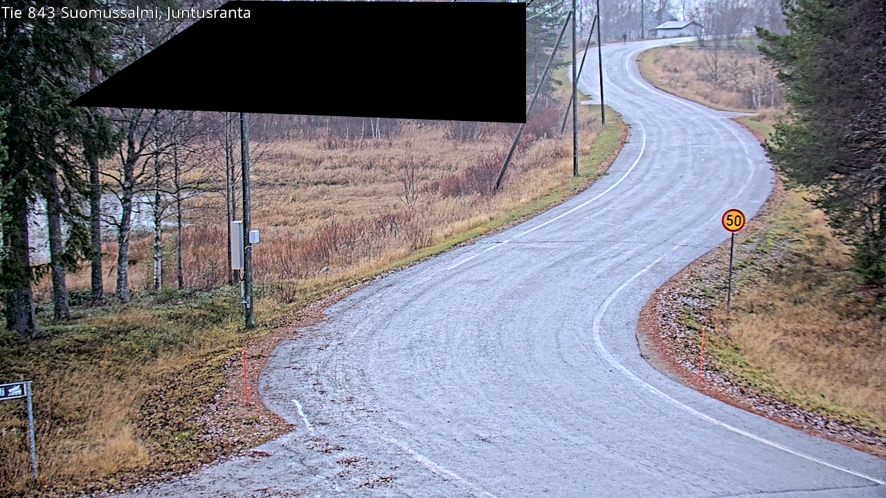 Kelikamerat Kuva Tie 843 Suomussalmi, Juntusranta, Suomussalmi, Kainuu