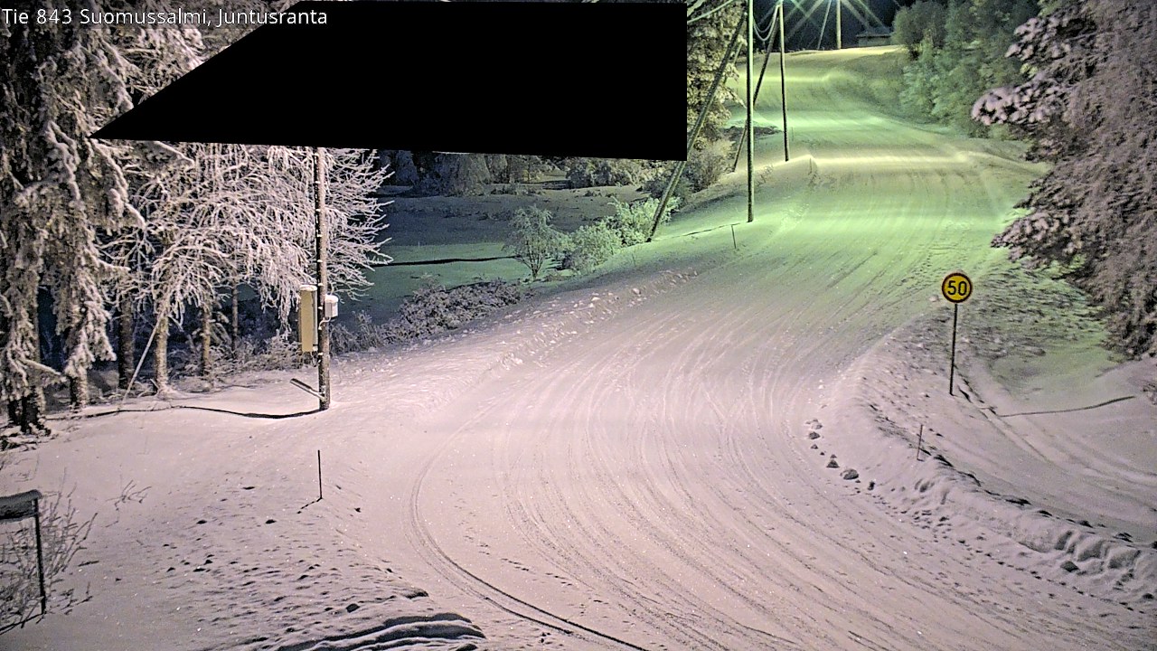 Kelikamerat Kuva Tie 843 Suomussalmi, Juntusranta, Suomussalmi, Kainuu