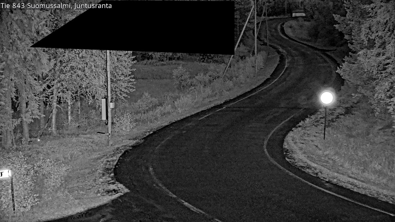 Kelikamerat Kuva Tie 843 Suomussalmi, Juntusranta, Suomussalmi, Kainuu