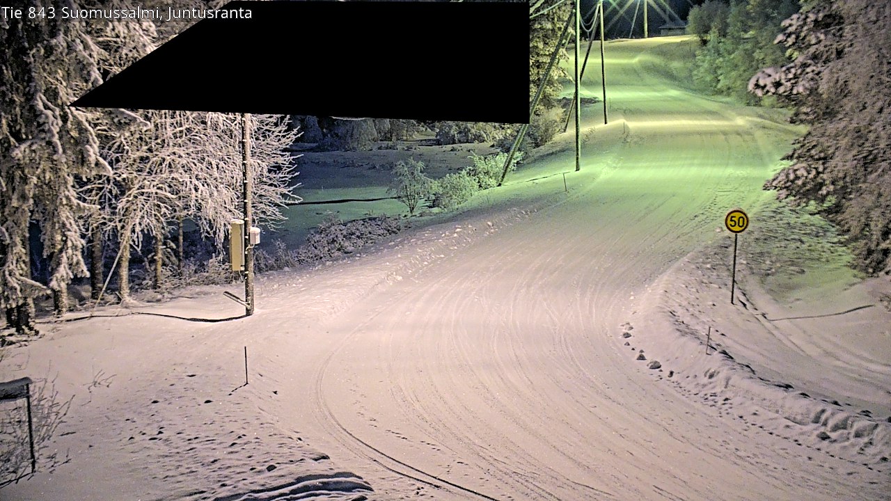Kelikamerat Kuva Tie 843 Suomussalmi, Juntusranta, Suomussalmi, Kainuu
