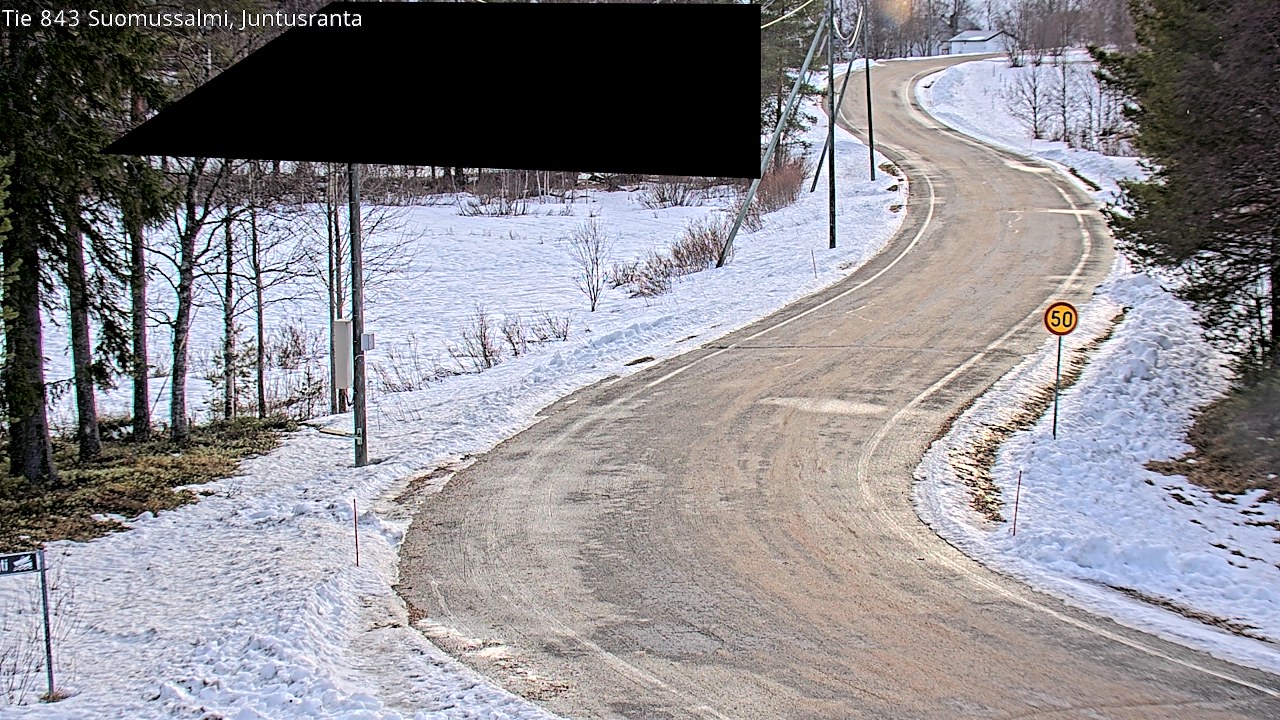 Kelikamerat Kuva Tie 843 Suomussalmi, Juntusranta, Suomussalmi, Kainuu