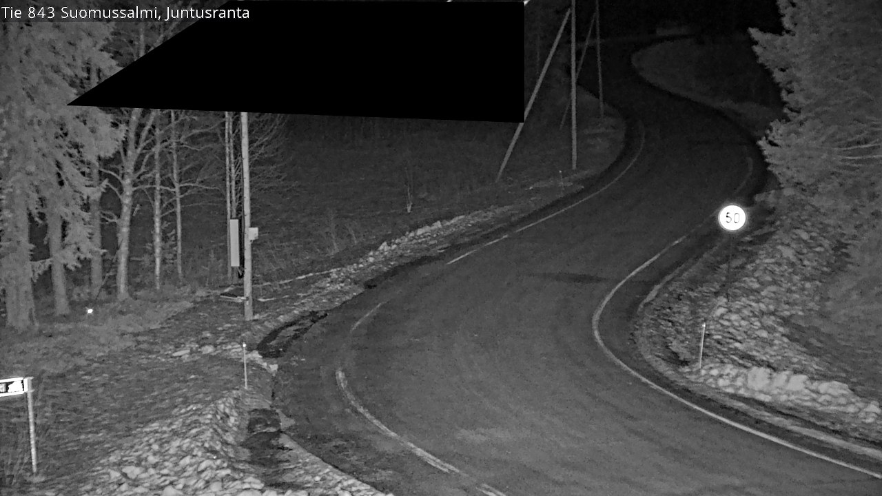 Kelikamerat Kuva Tie 843 Suomussalmi, Juntusranta, Suomussalmi, Kainuu