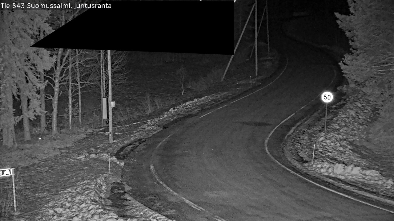 Kelikamerat Kuva Tie 843 Suomussalmi, Juntusranta, Suomussalmi, Kainuu
