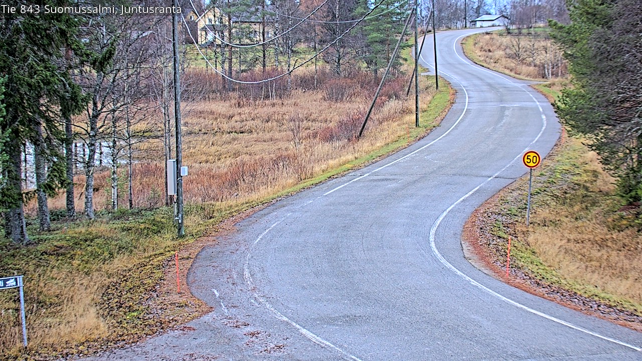 Kelikamerat Kuva Tie 843 Suomussalmi, Juntusranta, Suomussalmi, Kainuu