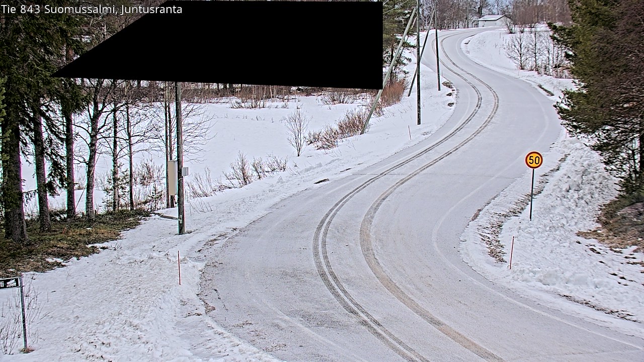 Kelikamerat Kuva Tie 843 Suomussalmi, Juntusranta, Suomussalmi, Kainuu