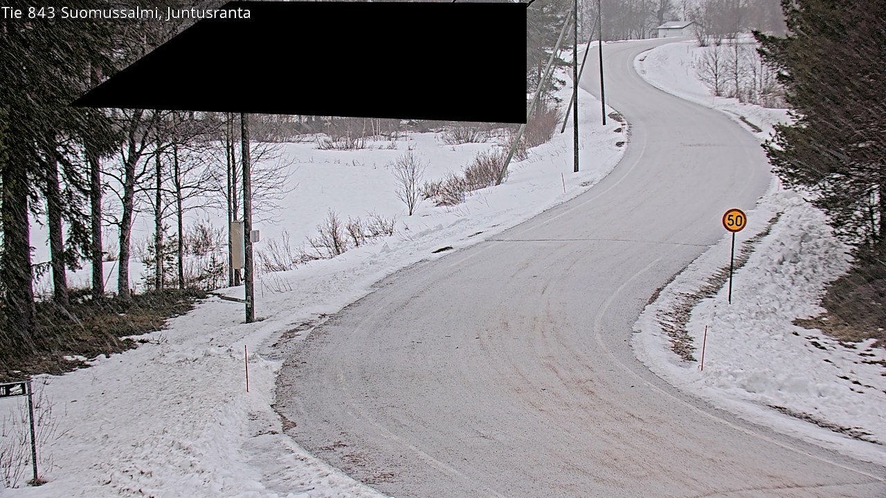 Kelikamerat Kuva Tie 843 Suomussalmi, Juntusranta, Suomussalmi, Kainuu