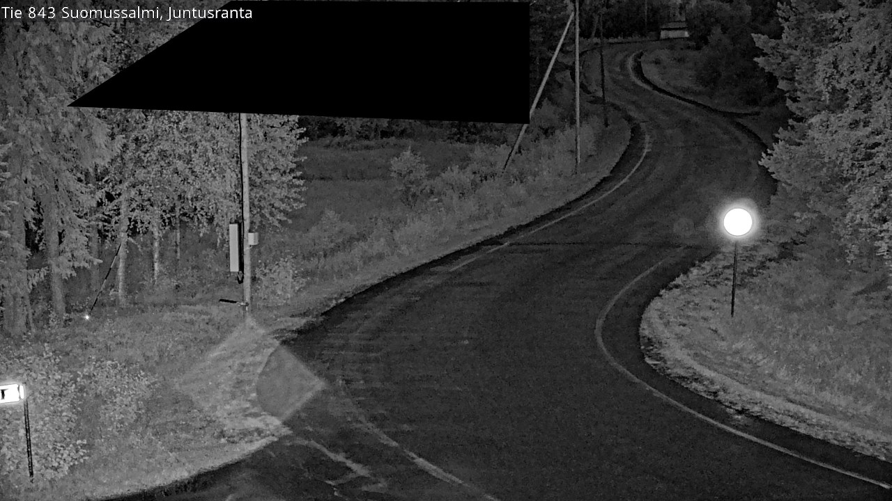 Kelikamerat Kuva Tie 843 Suomussalmi, Juntusranta, Suomussalmi, Kainuu