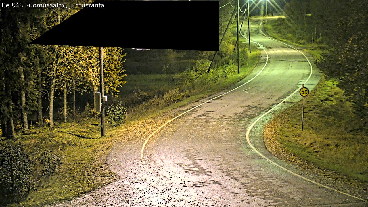Kelikamerat Kuva Tie 843 Suomussalmi, Juntusranta, Suomussalmi, Kainuu