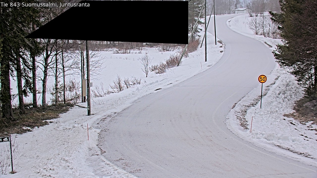 Kelikamerat Kuva Tie 843 Suomussalmi, Juntusranta, Suomussalmi, Kainuu
