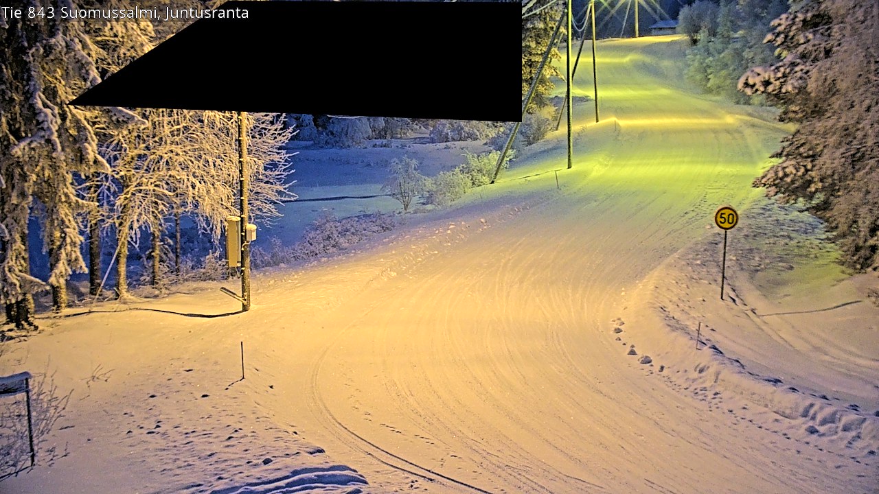 Kelikamerat Kuva Tie 843 Suomussalmi, Juntusranta, Suomussalmi, Kainuu