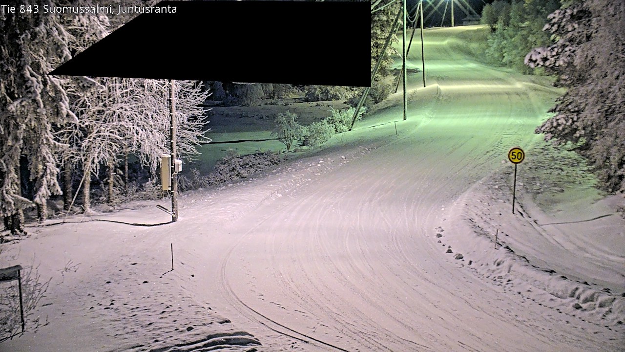 Kelikamerat Kuva Tie 843 Suomussalmi, Juntusranta, Suomussalmi, Kainuu