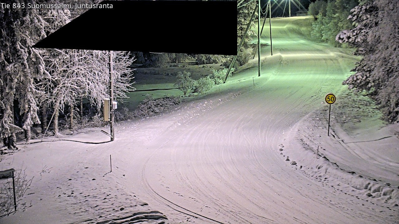 Kelikamerat Kuva Tie 843 Suomussalmi, Juntusranta, Suomussalmi, Kainuu