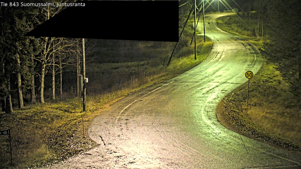 Kelikamerat Kuva Tie 843 Suomussalmi, Juntusranta, Suomussalmi, Kainuu