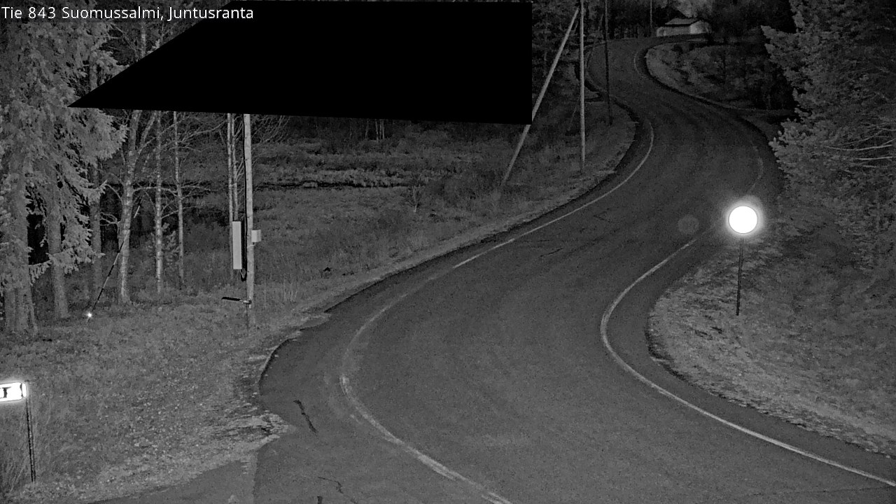 Kelikamerat Kuva Tie 843 Suomussalmi, Juntusranta, Suomussalmi, Kainuu