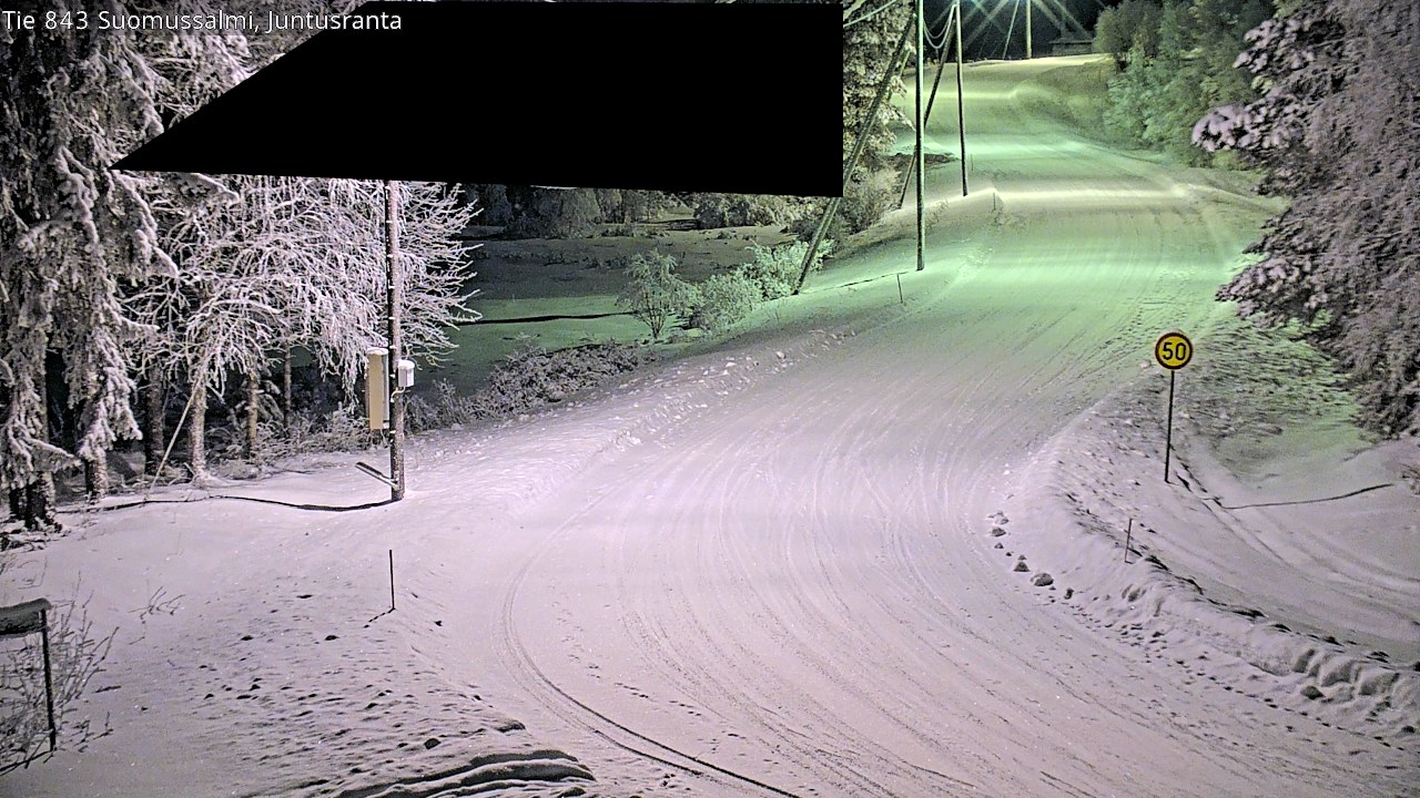 Kelikamerat Kuva Tie 843 Suomussalmi, Juntusranta, Suomussalmi, Kainuu