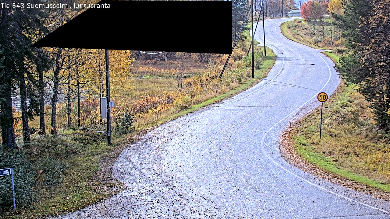 Kelikamerat Kuva Tie 843 Suomussalmi, Juntusranta, Suomussalmi, Kainuu