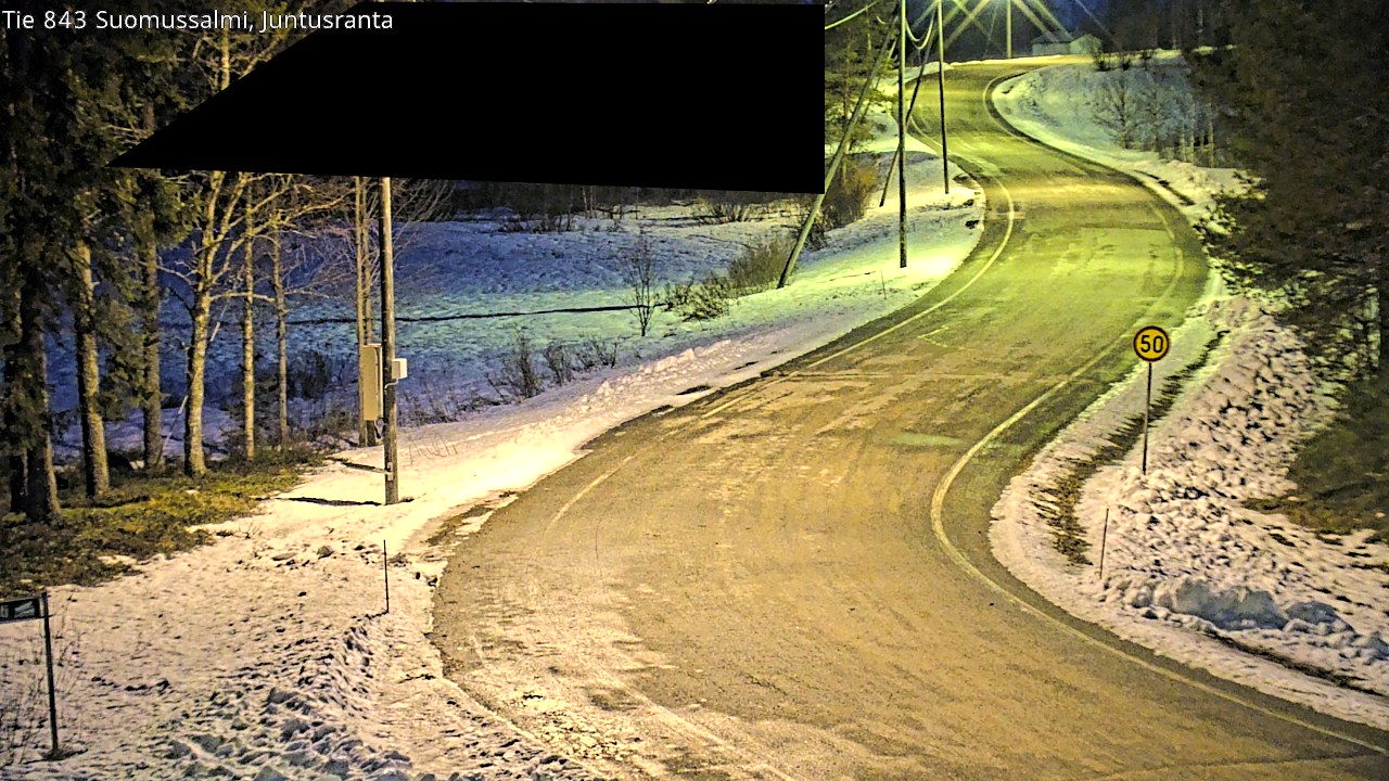 Kelikamerat Kuva Tie 843 Suomussalmi, Juntusranta, Suomussalmi, Kainuu
