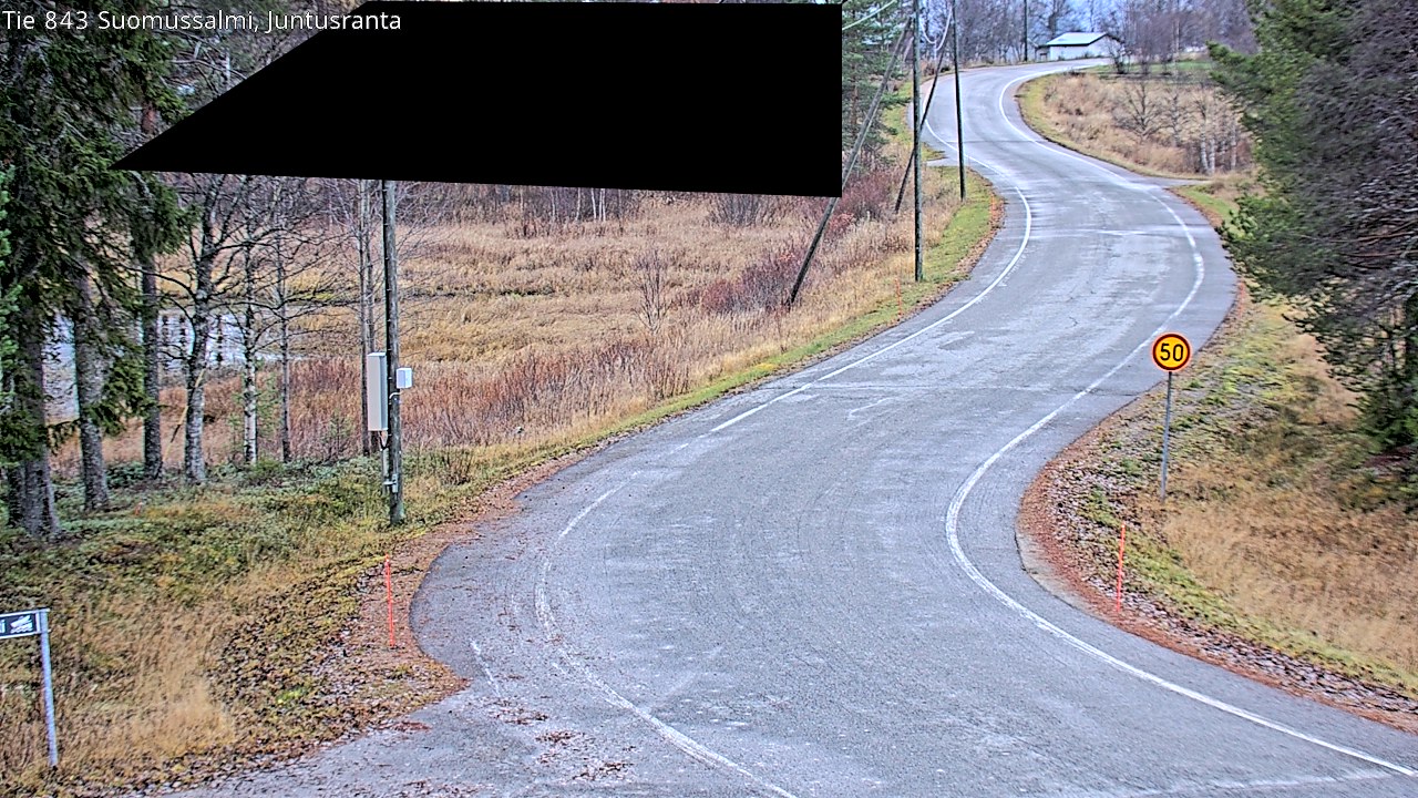 Kelikamerat Kuva Tie 843 Suomussalmi, Juntusranta, Suomussalmi, Kainuu