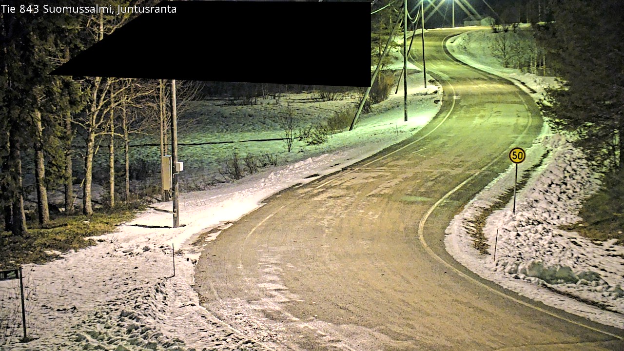 Kelikamerat Kuva Tie 843 Suomussalmi, Juntusranta, Suomussalmi, Kainuu