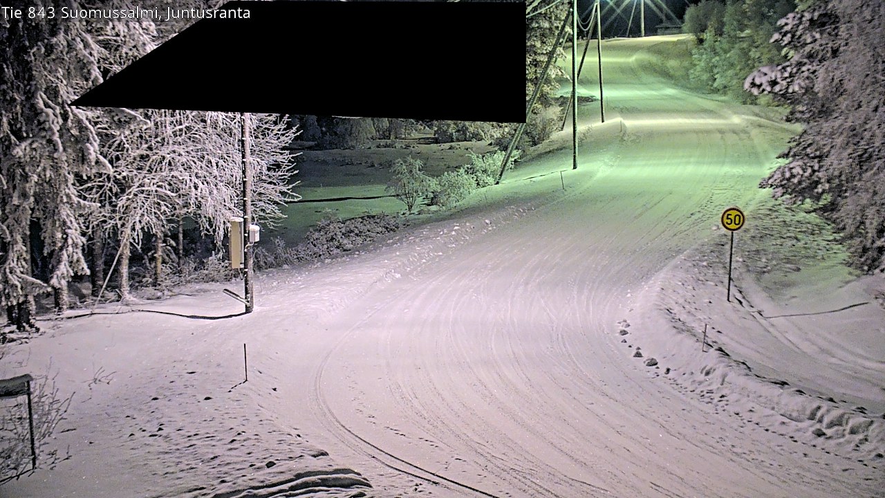 Kelikamerat Kuva Tie 843 Suomussalmi, Juntusranta, Suomussalmi, Kainuu